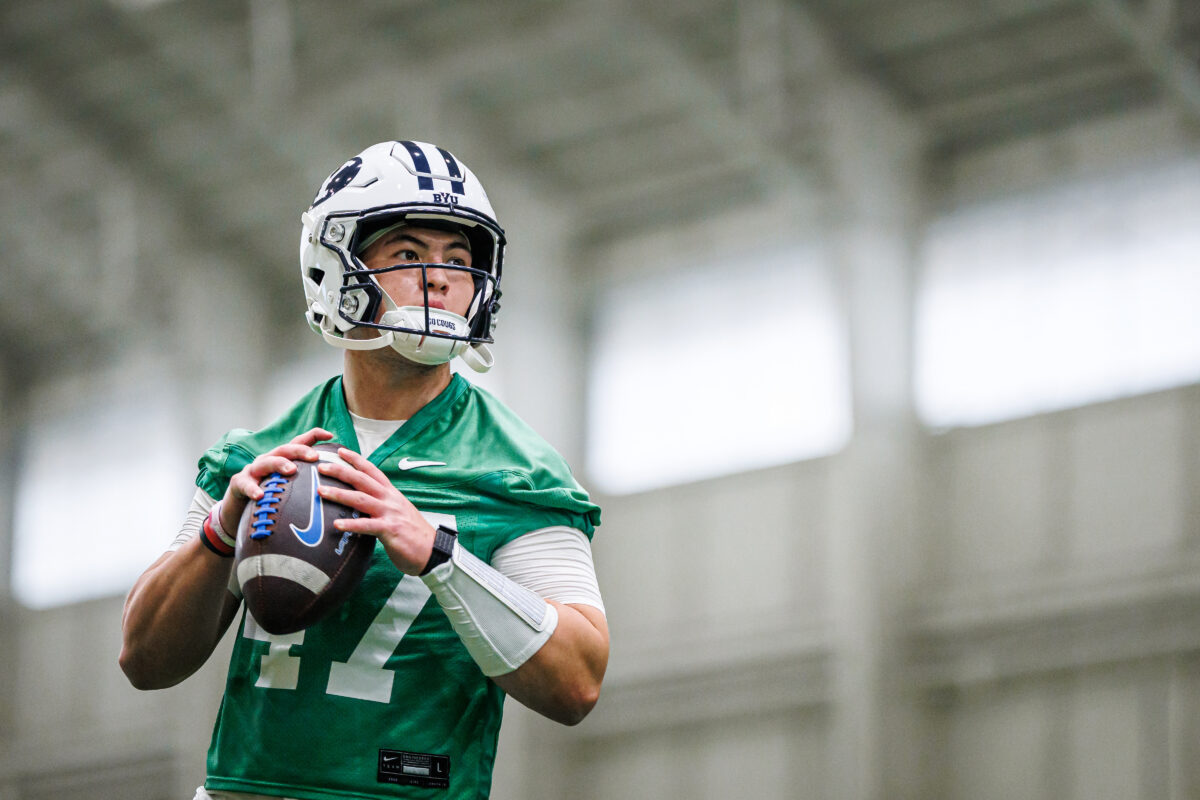 Best from Bear: Bear Bachmeier relishing his first BYU spring practice opportunity